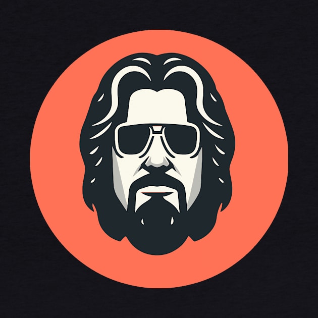 The Dude Lebowski Minimalist Logo by GIANTSTEPDESIGN